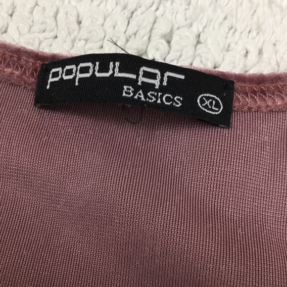 Crushed Velvet Mauve Sleeveless Dress XL - Picture 10 of 11